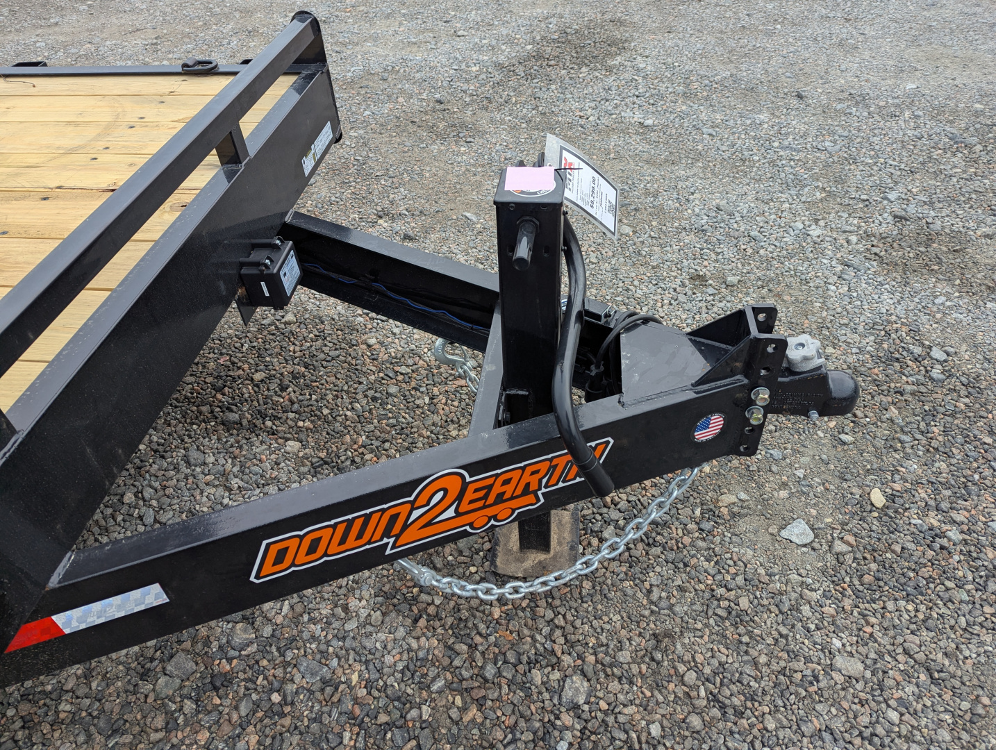 New 2026 Down 2 Earth Trailers 24ft 17.5K w/ Fold Up Ramps Equipment Trailer