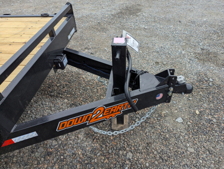 New 2026 Down 2 Earth Trailers 24ft 17.5K w/ Fold Up Ramps Equipment Trailer