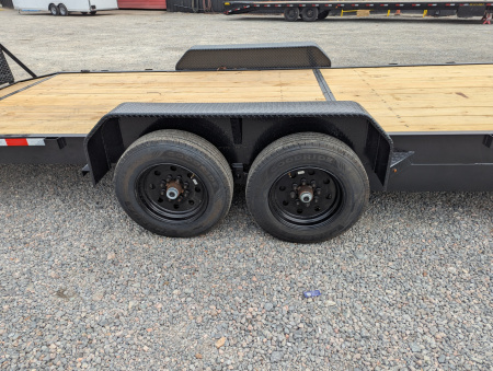 New 2026 Down 2 Earth Trailers 24ft 17.5K w/ Fold Up Ramps Equipment Trailer