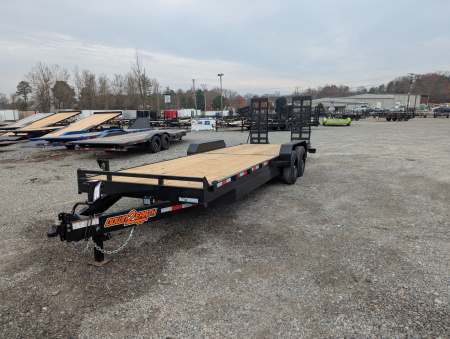 New 2026 Down 2 Earth Trailers 24ft 17.5K w/ Fold Up Ramps Equipment Trailer