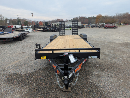 New 2026 Down 2 Earth Trailers 24ft 17.5K w/ Fold Up Ramps Equipment Trailer