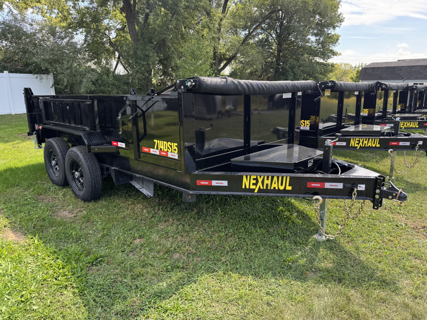 New 2026 Nexhaul 2026 Nexhaul 7X14 Dump Trailer 15,000 LB. Low Profile Dump Trailer