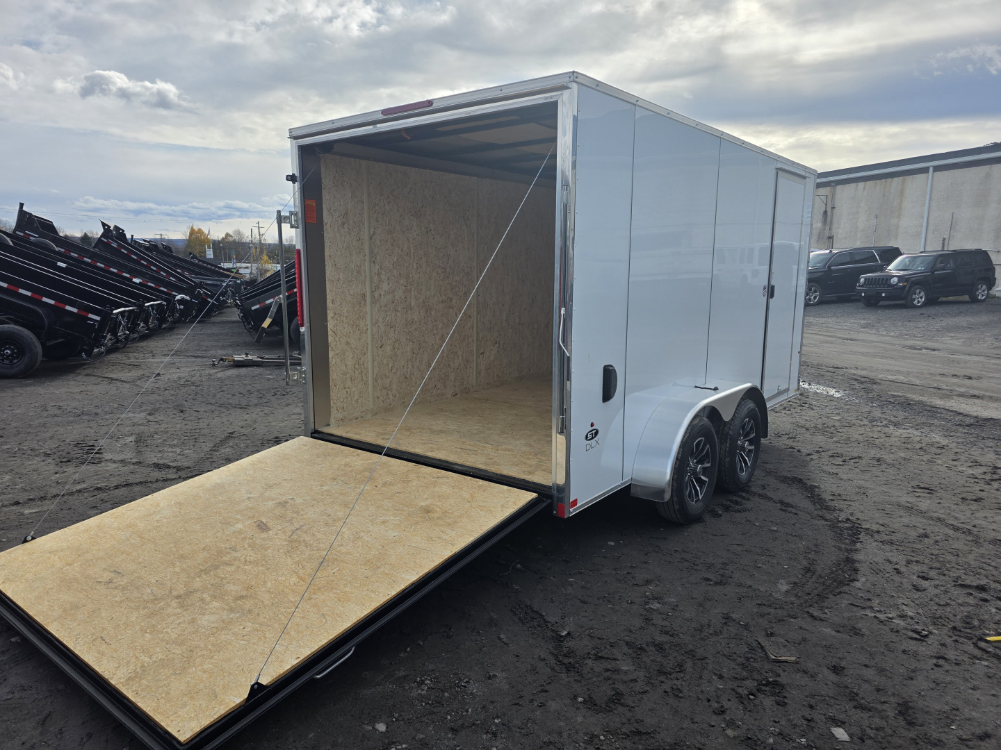New 2026 Look Trailers ST DLX 7X14 7K - RAMP Cargo / Enclosed Trailer
