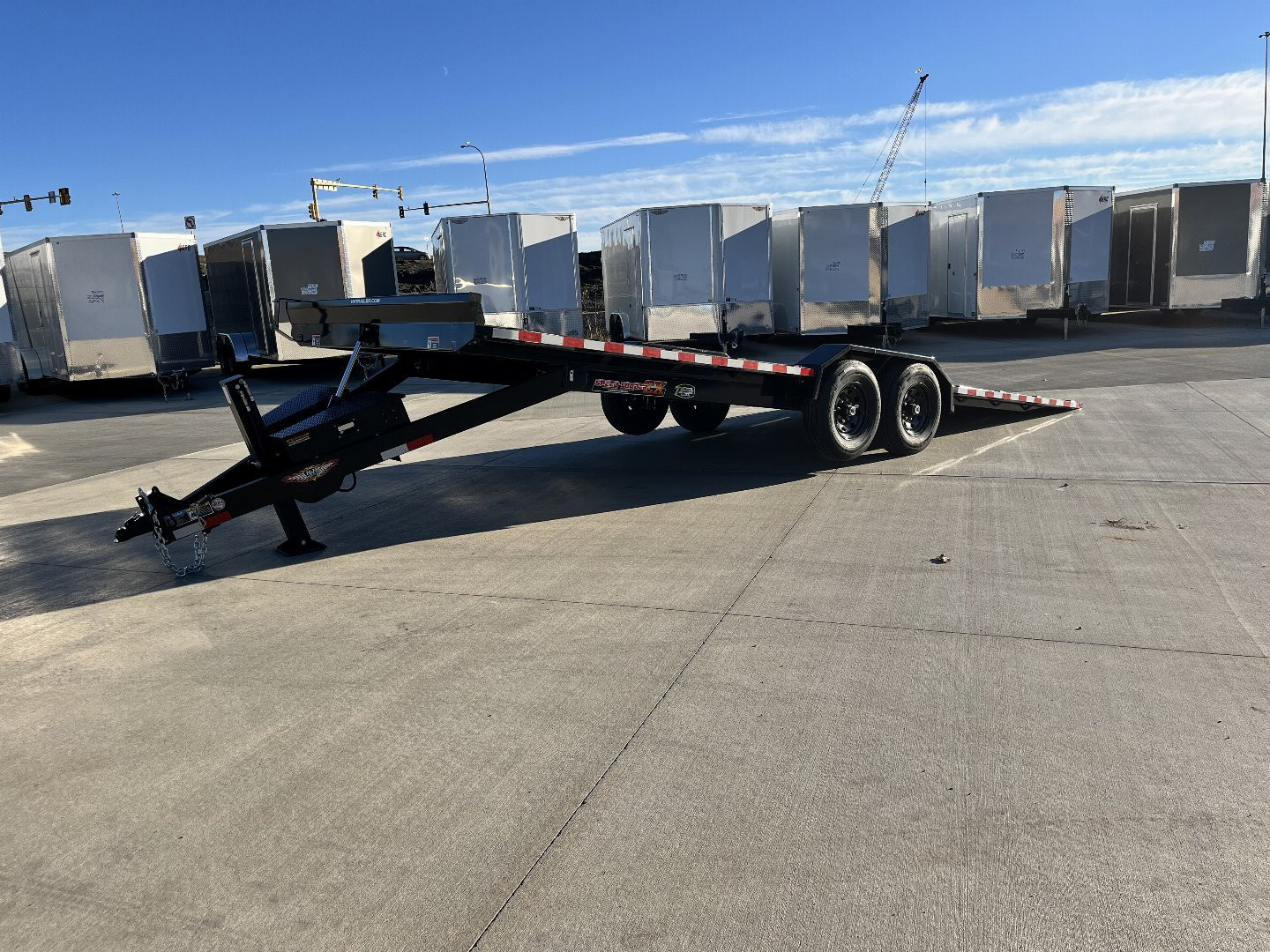New NEW 2026 H&H Speedloader 24’ POWER TILT,HYD JACK, Drive Over Fender flatbed EXTRA WIDE 102” 2-7000 lb axles = 14K