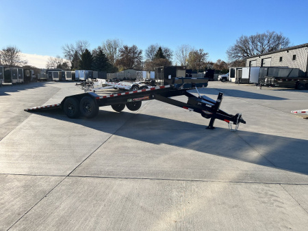 New NEW 2026 H&H Speedloader 24’ POWER TILT,HYD JACK, Drive Over Fender flatbed EXTRA WIDE 102” 2-7000 lb axles = 14K