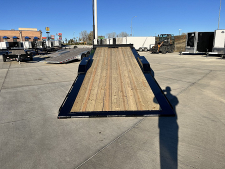 New NEW 2026 H&H Speedloader 24’ POWER TILT,HYD JACK, Drive Over Fender flatbed EXTRA WIDE 102” 2-7000 lb axles = 14K