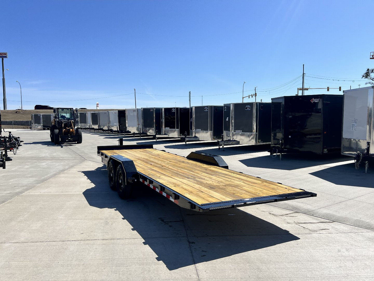 New NEW 2026 H&H Speedloader 24’ POWER TILTbed flatbed Trailer 2-7000 lb axles =14K Hydraulic JACK