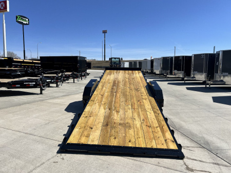 New NEW 2026 H&H Speedloader 24’ POWER TILTbed flatbed Trailer 2-7000 lb axles =14K Hydraulic JACK