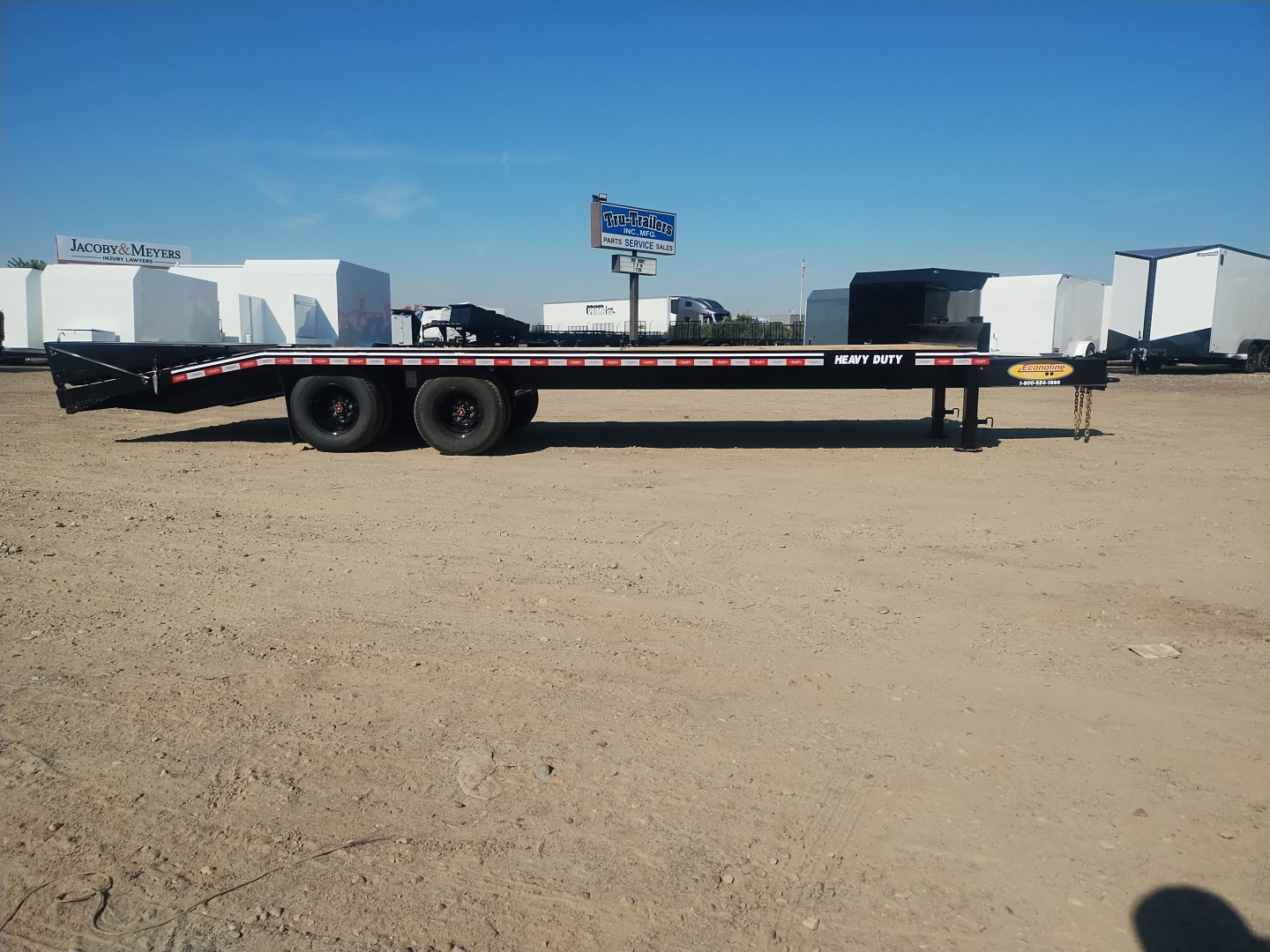 New 2025 Econoline 8x20+6 Heavy Duty Equipment Trailer GVWR 25,500