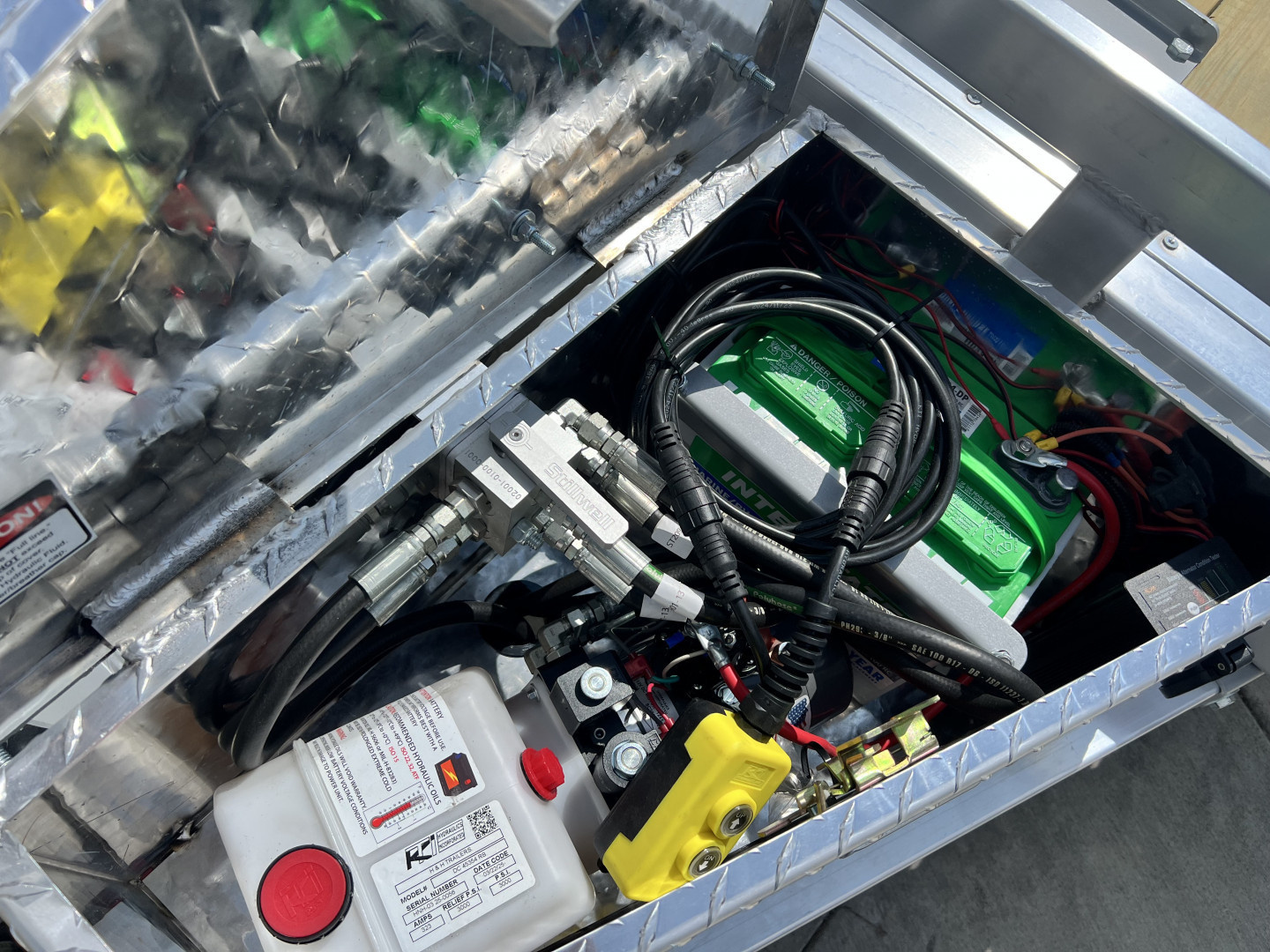 New NEW 2026 H&H Speedloader ALUMINUM EXTRA WIDE HYDRAULIC Jack 24’ POWER TILTbed flatbed Trailer 2-7000 lb axles =14K