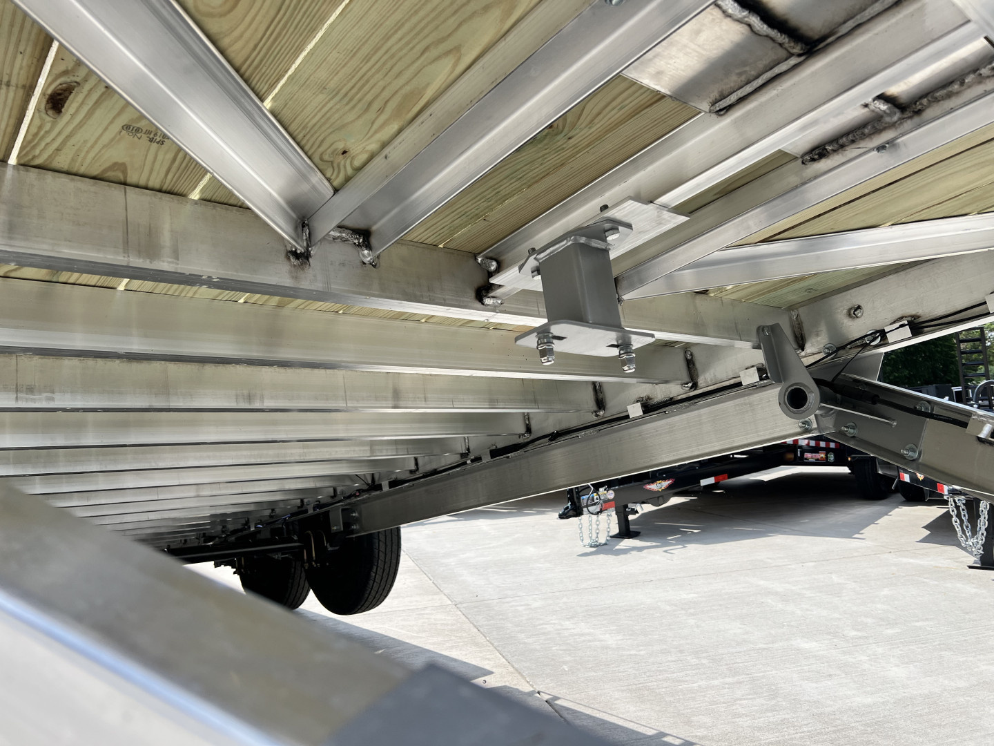 New NEW 2026 H&H Speedloader ALUMINUM EXTRA WIDE HYDRAULIC Jack 24’ POWER TILTbed flatbed Trailer 2-7000 lb axles =14K