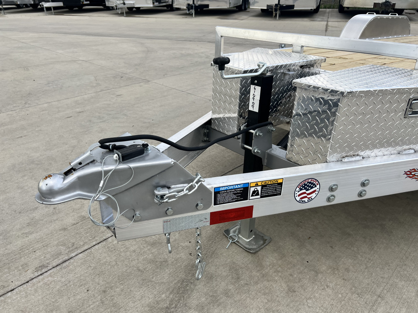 New NEW 2026 H&H Speedloader ALUMINUM 20’ POWER TILT 2-3500 lb axles=7K Tilt Trailer