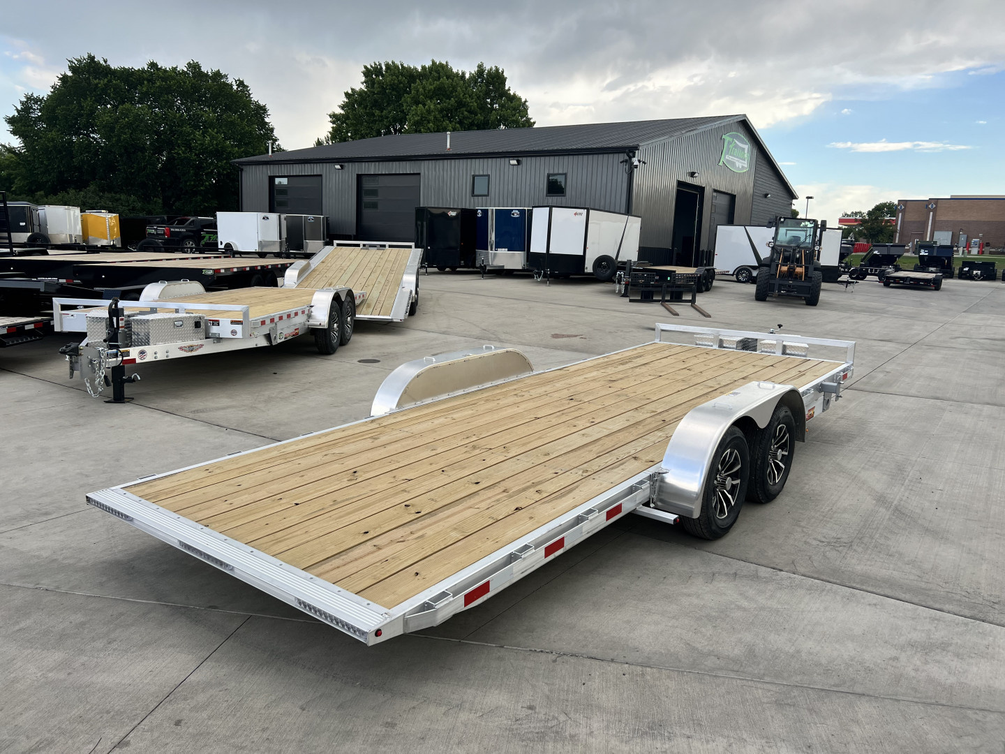 New NEW 2026 H&H Speedloader ALUMINUM 20’ POWER TILT 2-3500 lb axles=7K Tilt Trailer