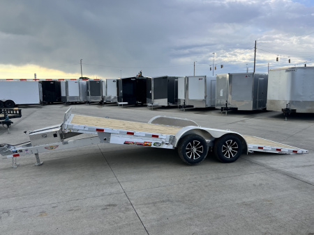 New NEW 2026 H&H Speedloader ALUMINUM 20’ POWER TILT 2-3500 lb axles=7K Tilt Trailer