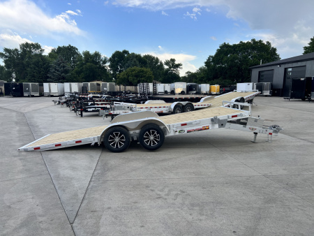 New NEW 2026 H&H Speedloader ALUMINUM 20’ POWER TILT 2-3500 lb axles=7K Tilt Trailer
