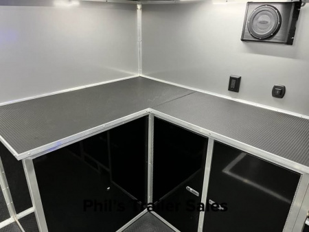 New Haulmark 8.5X24 EDGE PRO RACE TRAILER Car / Racing Trailer FULL ESCAPE DOOR WITH REMOVABLE FENDER ELECTRIC AWNING & MORE!