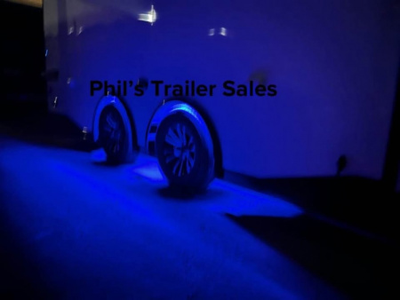 New Haulmark 8.5X24 EDGE PRO RACE TRAILER Car / Racing Trailer FULL ESCAPE DOOR WITH REMOVABLE FENDER ELECTRIC AWNING & MORE!