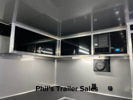 New Haulmark 8.5X24 EDGE PRO RACE TRAILER Car / Racing Trailer FULL ESCAPE DOOR WITH REMOVABLE FENDER ELECTRIC AWNING & MORE!