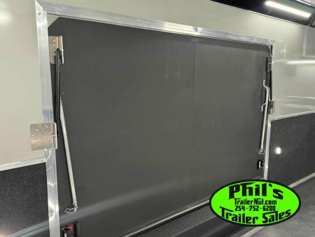 New Haulmark 8.5X24 EDGE PRO RACE TRAILER Car / Racing Trailer FULL ESCAPE DOOR WITH REMOVABLE FENDER ELECTRIC AWNING & MORE!