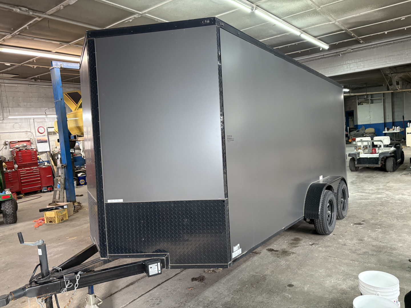 Used 2025 Sawyer Trailers Cargo 7x16x84 7k Cargo / Enclosed Trailer