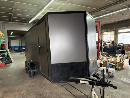 Used 2025 Sawyer Trailers Cargo 7x16x84 7k Cargo / Enclosed Trailer