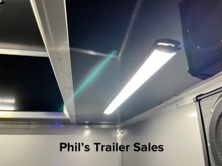 New Haulmark 8.5X34 EDGE PRO RACE TRAILER Car / Racing Trailer TWO ELECTRIC AWNINGS , AIRLINES & TONGUE BOX!