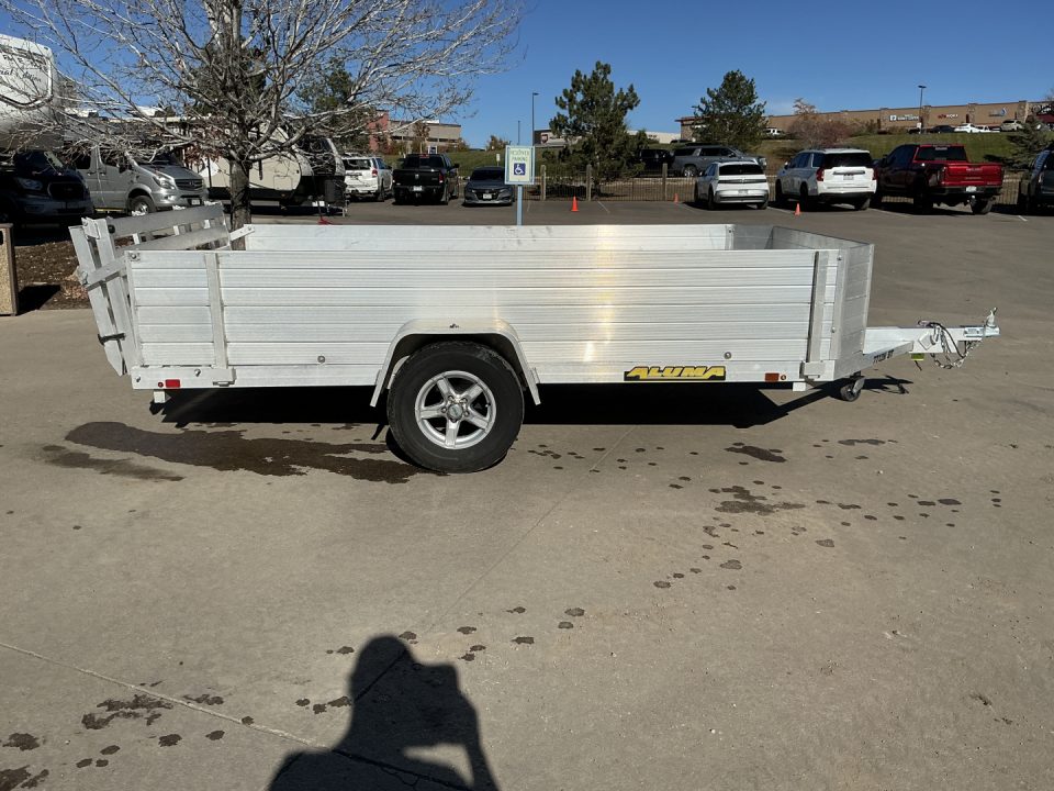Used 2024 Aluma 7712H-S-BT Utility Trailer