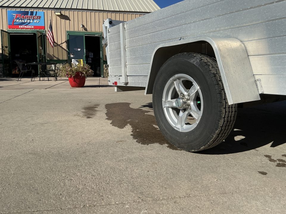 Used 2024 Aluma 7712H-S-BT Utility Trailer