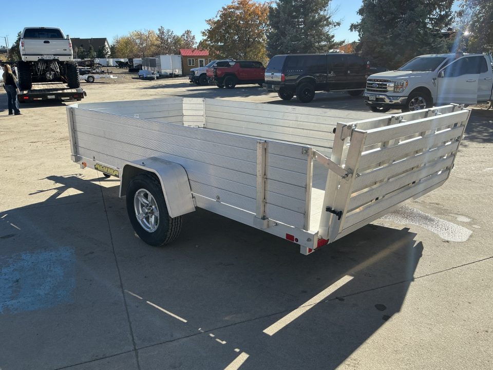 Used 2024 Aluma 7712H-S-BT Utility Trailer