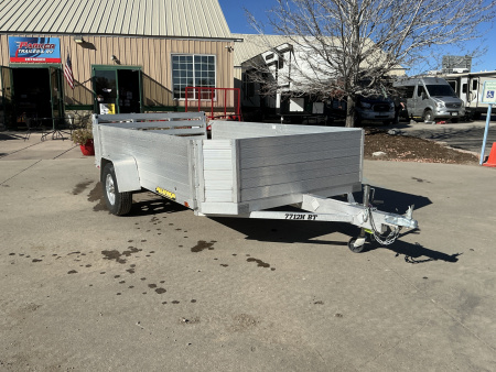 Used 2024 Aluma 7712H-S-BT Utility Trailer