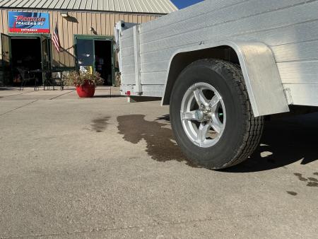 Used 2024 Aluma 7712H-S-BT Utility Trailer