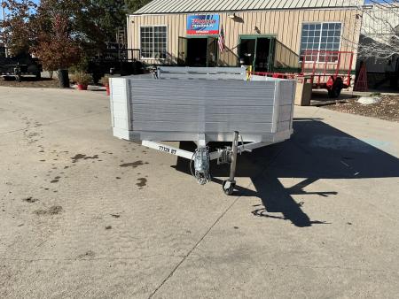 Used 2024 Aluma 7712H-S-BT Utility Trailer