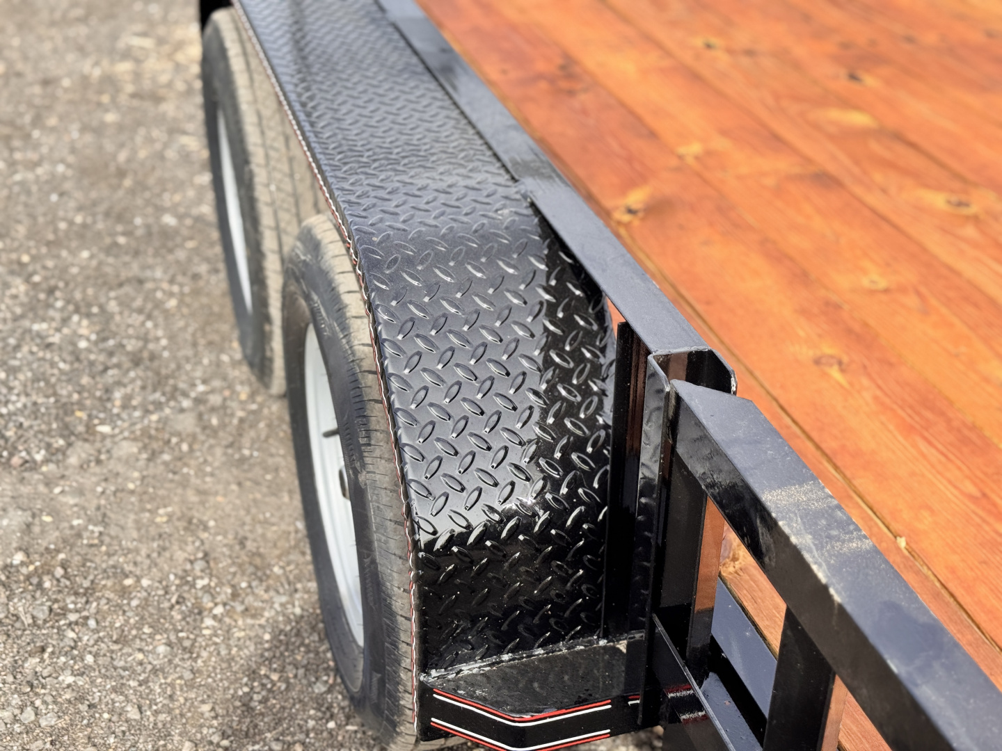 New 2026 Diamond T 7-14 Tandem Axle Ramp Gate Utility W/ ATV Ramps 7K GVWR