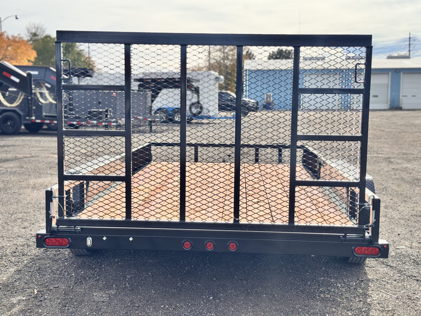 New 2026 Diamond T 7-14 Tandem Axle Ramp Gate Utility W/ ATV Ramps 7K GVWR