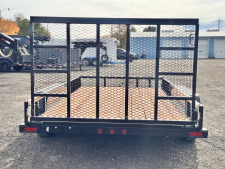 New 2026 Diamond T 7-14 Tandem Axle Ramp Gate Utility W/ ATV Ramps 7K GVWR