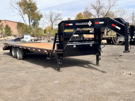 New 2026 Diamond T 8.5-25 Gooseneck Deckover Equipment Hauler 16K GVWR