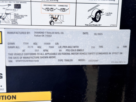 New 2026 Diamond T 8.5-25 Gooseneck Deckover Equipment Hauler 16K GVWR