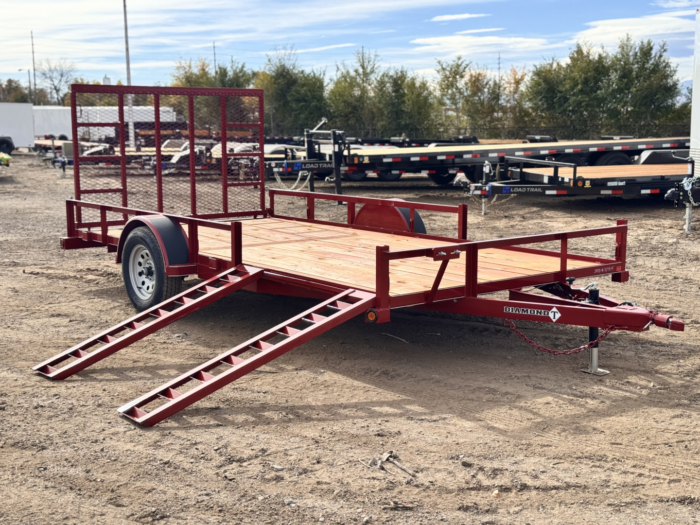 New 2026 Diamond T 7-14 Ramp Gate Utility W/ ATV Ramps 3K GVWR