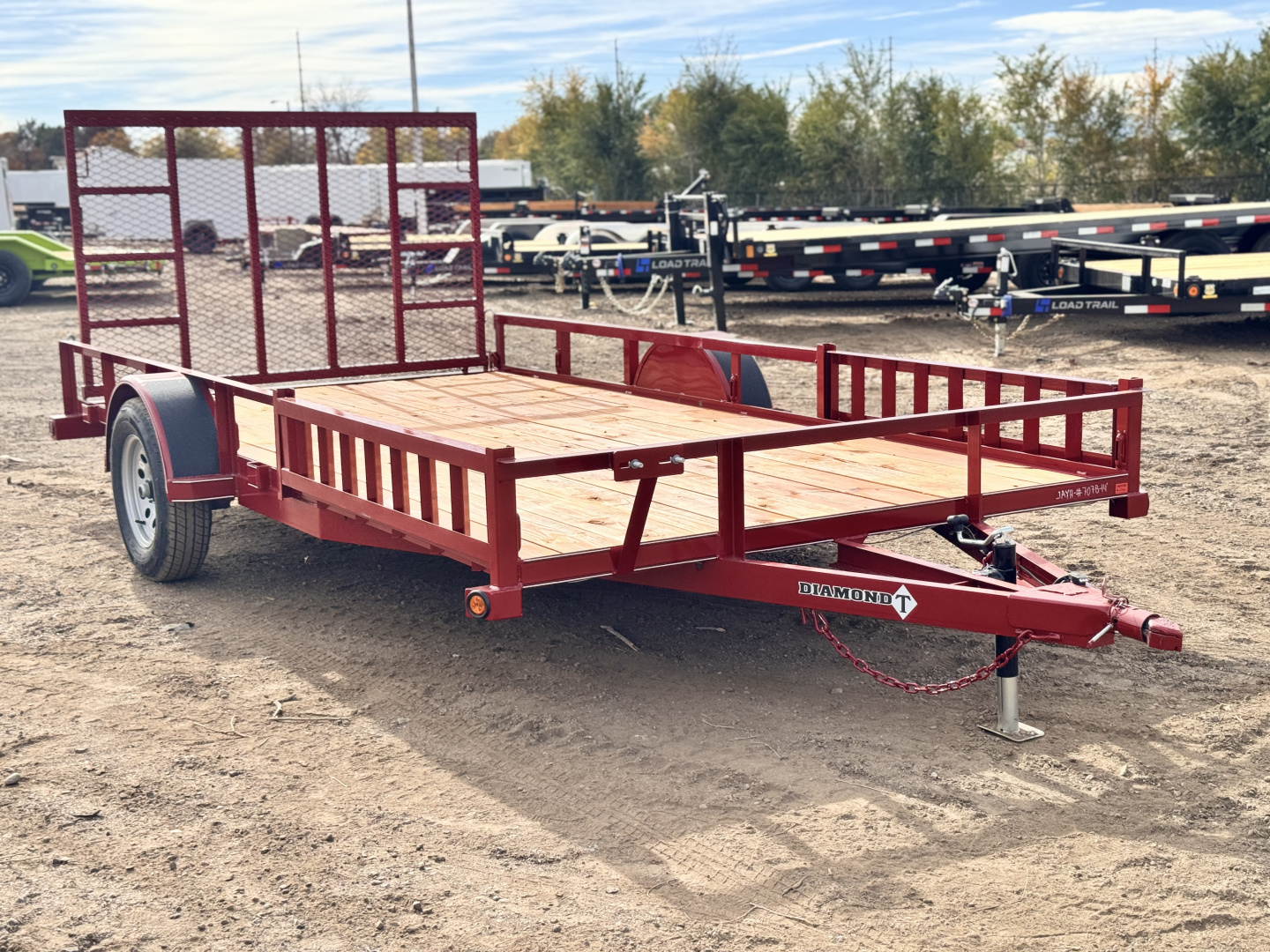 New 2026 Diamond T 7-14 Ramp Gate Utility W/ ATV Ramps 3K GVWR
