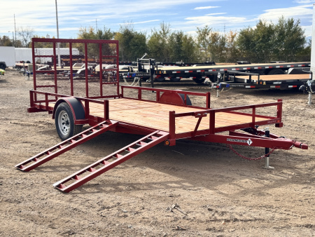New 2026 Diamond T 7-14 Ramp Gate Utility W/ ATV Ramps 3K GVWR