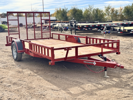 New 2026 Diamond T 7-14 Ramp Gate Utility W/ ATV Ramps 3K GVWR
