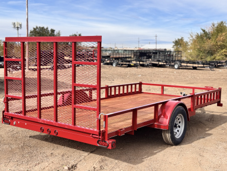 New 2026 Diamond T 7-14 Ramp Gate Utility W/ ATV Ramps 3K GVWR