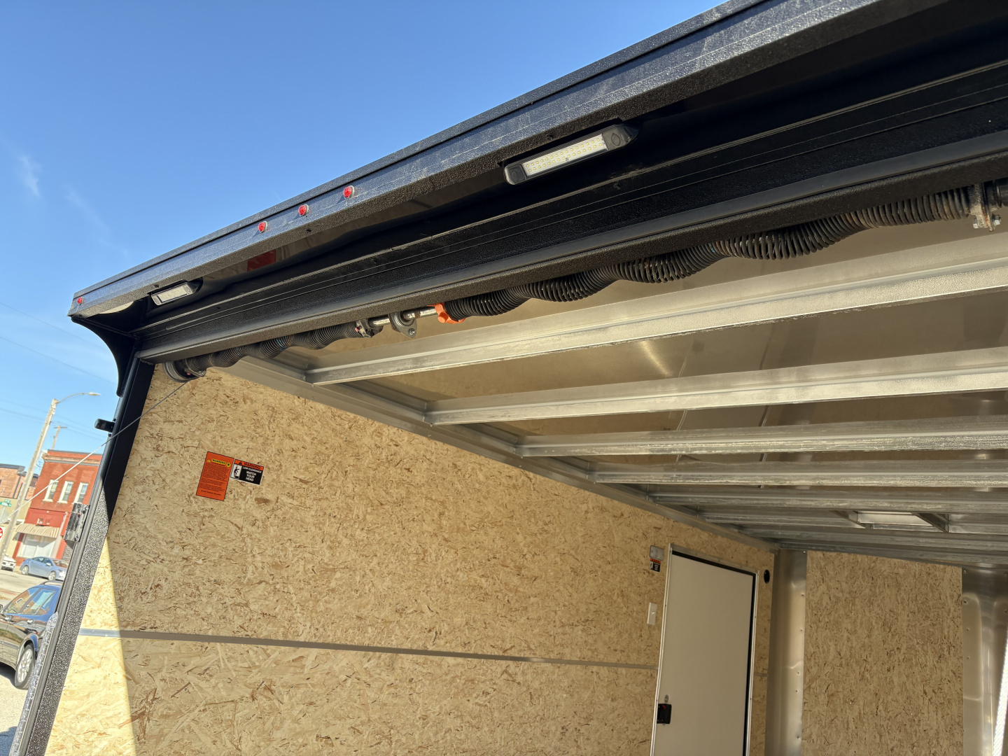 New 2026 H&H Trailers 8'5" x 16' 10K Black Out Left 48" Door Cargo / Enclosed Trailer