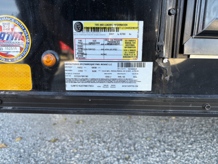 New 2026 H&H Trailers 8'5" x 16' 10K Black Out Left 48" Door Cargo / Enclosed Trailer