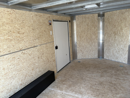 New 2026 H&H Trailers 8'5" x 16' 10K Black Out Left 48" Door Cargo / Enclosed Trailer