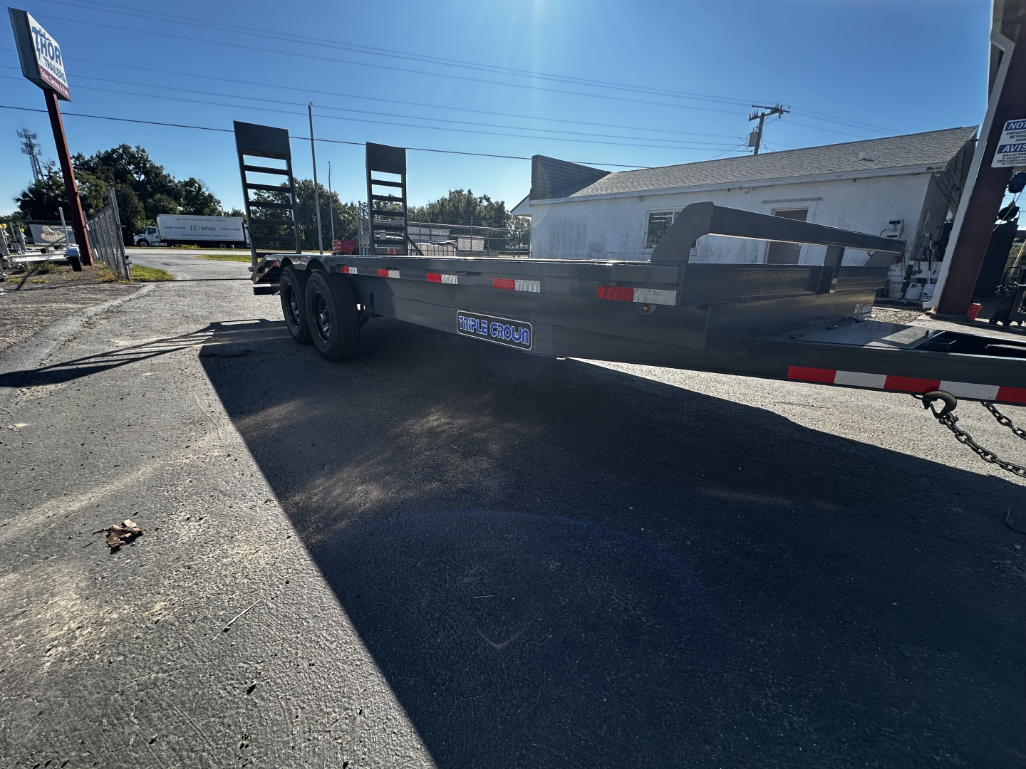 New 2026 Triple Crown Trailers 8X20 14K DECKOVER WOOD DECK -  TO Equipment Trailer