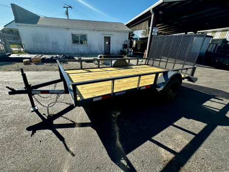 New 2026 Triple Crown Trailers 6.4X12 SA WITH RAMP Utility Trailer