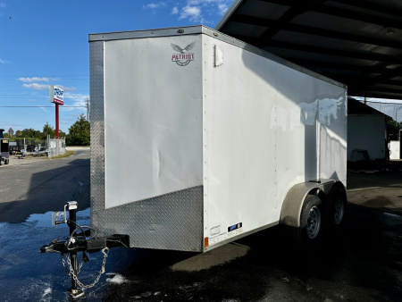 Used 2022 PCGT 6X12 TA WITH RAMP DOOR - SHELVING Cargo / Enclosed Trailer