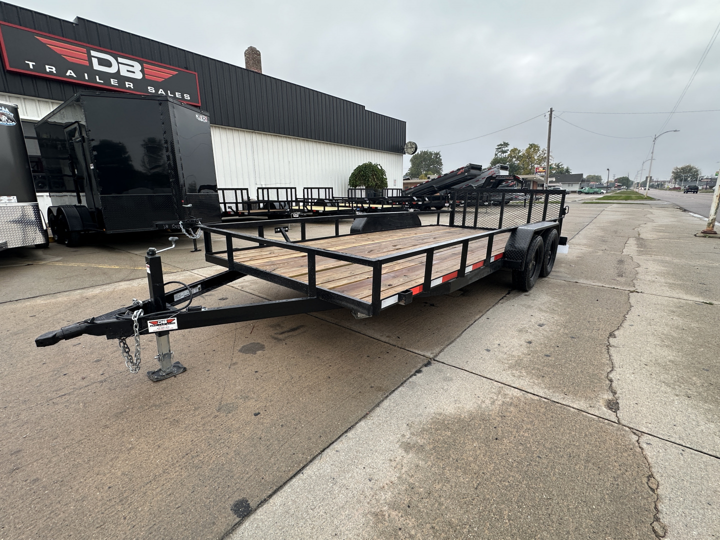 New 2025 KL Trailers 83X18 Tandem Utility Trailer DEMO UNIT
