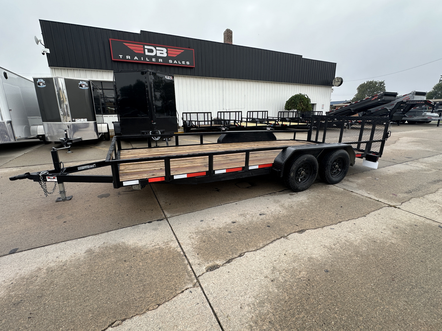 New 2025 KL Trailers 83X18 Tandem Utility Trailer DEMO UNIT